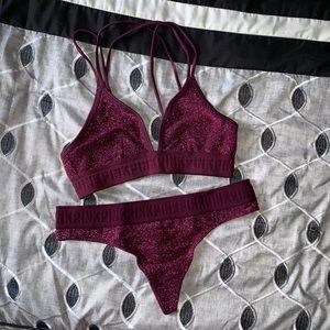 NWOT Victoria’s Secret Pink Matching Set